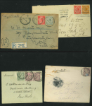 Stamp of British Empire General Collections and Lots 1890s-1940s, group of 44 British West Indies covers
