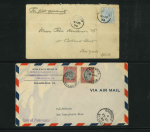 Stamp of British Empire General Collections and Lots 1890s-1940s, group of 44 British West Indies covers