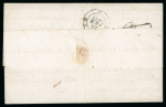 Stamp of Egypt » Austrian Post Offices » Alexandria 1854 (18.2) Folded letter sheet from Alexandria to