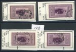 Stamp of Egypt » Commemoratives 1926 Birthday 50pi purple, four used single one showing