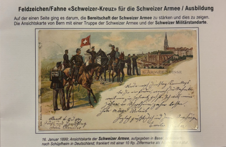 Stamp of Switzerland / Schweiz » Sammlungen 1804-1906, schöne Sammlung von 28 Belegen an oder von Militärdienststellen oder Angehörigen der Armee