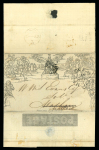 Stamp of Great Britain » 1840 Mulreadys & Caricatures » Advertising Letter Sheets John Richards & Co: 1841 (May 1) 1d Mulready lettersheet sent from London to Matlock