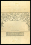 Stamp of Great Britain » 1840 Mulreadys & Caricatures » Advertising Letter Sheets Tweedale Patent Drain Tiles: 1d Mulready lettersheet, stereo A71, unused