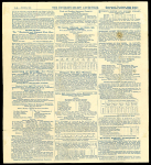 Stamp of Great Britain » 1840 Mulreadys & Caricatures » Advertising Letter Sheets Envelope Select Advertiser No. 6: 1d Mulready lettersheet, unused