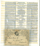 Stamp of Great Britain » 1840 Mulreadys & Caricatures » Advertising Letter Sheets Group of advertisements in 1d Mulready lettersheets (7 covers)