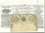 Stamp of Great Britain » 1840 Mulreadys & Caricatures » Advertising Letter Sheets Group of advertisements in 1d Mulready lettersheets (7 covers)