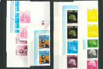 Stamp of Zaire Zaire (former Congo Democratice Republic) 1987 reptiles in progressive colour die proofs 9in pairs