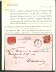 Stamp of Egypt » Italian Post Offices » Alexandria 1875 Envelope from Cairo via Alexandria to Cassino,