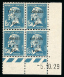Stamp of France » Collections 1925-1937, bel ensemble de 30 blocs de quatre coins