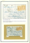 Stamp of France » Collections 1853-1900, sur pages d'album, collection */(*)/obl.