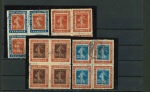 Stamp of France » Variétés et curiosités Porte-timbres : 1910-1930, joli lot de 35 porte-timbres