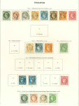 Stamp of France » Collections 1849-1900, collection de classiques bien suivie majorité