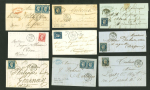 Stamp of France » Lettres Classiques Collections 1849-1861, lot d'une trentaine de lettres classiques
