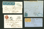 Stamp of France » Lettres Classiques Collections 1849-1861, lot d'une trentaine de lettres classiques