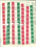 Stamp of France » Roulettes 1955-1975, ensemble de 18 roulettes entières de 11