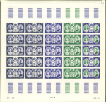 Stamp of Colonies françaises » Monaco Monaco : 1956,  série complète du mariage Princier,