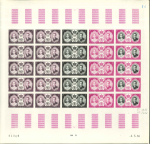 Stamp of Colonies françaises » Monaco Monaco : 1956,  série complète du mariage Princier,