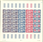 Stamp of Colonies françaises » Monaco Monaco : 1956,  série complète du mariage Princier,