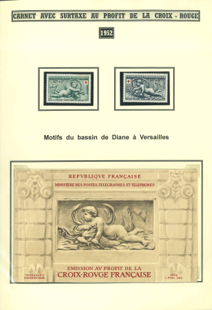 Stamp of France » Collections 1952-2008, collection de Carnets Croix-Rouge complète