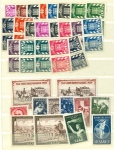 Stamp of Colonies françaises » Sarre 1948-1953, ensemble neufs **/*/obl. avec plusieurs
