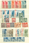 Stamp of Colonies françaises » Sarre 1948-1953, ensemble neufs **/*/obl. avec plusieurs