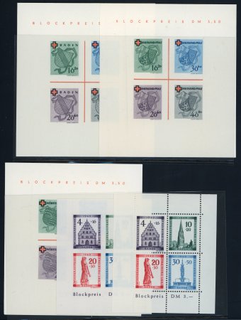 Stamp of Colonies françaises » Colonies Francaise Collections et Lots Allemagne/Zone d'Occupation Française : 1949, Bade