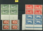 Stamp of France » Émissions à partir de 1900 1924, Jeux Olympiques Y&T n°183-186, ensemble de quatre