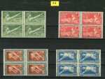 Stamp of France » Émissions à partir de 1900 1924, Jeux Olympiques Y&T n°183-186, ensemble de quatre