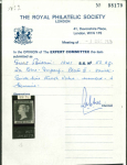 Stamp of Great Britain » 1841 2d Blue 1841 2d blue Pl.3 LI with fine to very good margins, unused part o.g.
