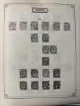 Stamp of France » Collections 1900-1945, dans une reliure électrique et feuilles