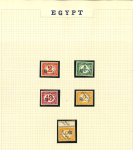 Stamp of Egypt » Collections 1884-1965 Almost complete mint collection neatly mounted