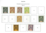 Stamp of Colonies françaises » Gabon Gabon : 1904-1933, petite collection neufs **/*/obl