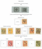 Stamp of Colonies françaises » Réunion Réunion : 1866-1972, collection très fournie et suivie