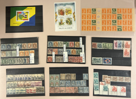 Stamp of Switzerland / Schweiz » Sammlungen 1850-2000, umfangreicher Posten meist auf Steckkarten, ab Rayon II