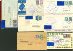 Stamp of Ireland » Airmails 1932-39 First Transatlantic Flights group of five covers,