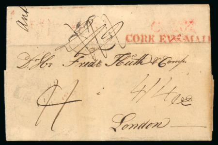 Stamp of Ireland » Postal History (Arranged alphabetically by County) 1781-1847 Attractive mixed group of early stampless