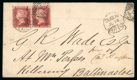 Stamp of Ireland » Postal History (Arranged alphabetically by County) 1854-1905 Line Engraved Used to Ed.VII in Ireland: