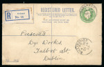 Stamp of Ireland » Postal Stationery 1923-1936 Registered envelopes including three GB 5d