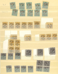 Stamp of Ireland » 1922-35 Overprint Collections 1922 Dollard 1/2d to 10d duplicated stock of mint and