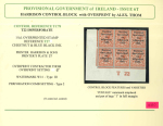 Stamp of Ireland » 1922 (Jul-Nov) Thom Overprints (T25-T41) 1/2d scarlet, specialised study of the S22, T22 control