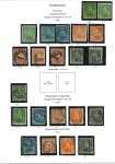 Stamp of Barbados 1852-1938 collection on pages in album, mostly comprising a useful range of the Britannia issues