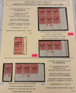 Stamp of Ireland » 1922-23 Thom Three-Line Overprints (T47-T61) 1d scarlet, specialised study of the T22, U22 and U23