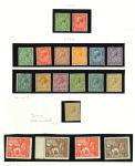 Stamp of Great Britain » Collections 1902-34 mint collection on pages, a useful range of material incl. £1 green Seahorse