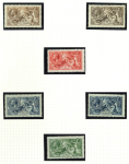 Stamp of Great Britain » Collections 1902-34 mint collection on pages, a useful range of material incl. £1 green Seahorse