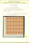 Stamp of Ireland » 1922-23 Thom Three-Line Overprints (T47-T61) 2d orange, die II, specialised study of the T22 control