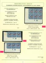 Stamp of Ireland » 1922-23 Thom Three-Line Overprints (T47-T61) 2 1/2d, 4d and 5d, specialised study of the T22 and