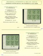 Stamp of Ireland » 1922 (Dec) Thom Overprints - Wide Setting (T42-T46) 2 1/2d, 3d, 4d, 5d, 9d 10d, specialised study of the