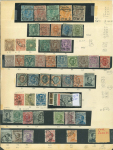 Stamp of Italy » Italy and Areas Collections and Lots 1868-1925 used collection of around 125 predominantly used on 4 pages