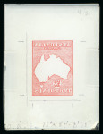 Stamp of Australia » Commonwealth of Australia 1913 - "Kangaroo" £2, a group of nine Sperati production elements
