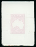 Stamp of Australia » Commonwealth of Australia 1913 - "Kangaroo" £2, a group of nine Sperati production elements